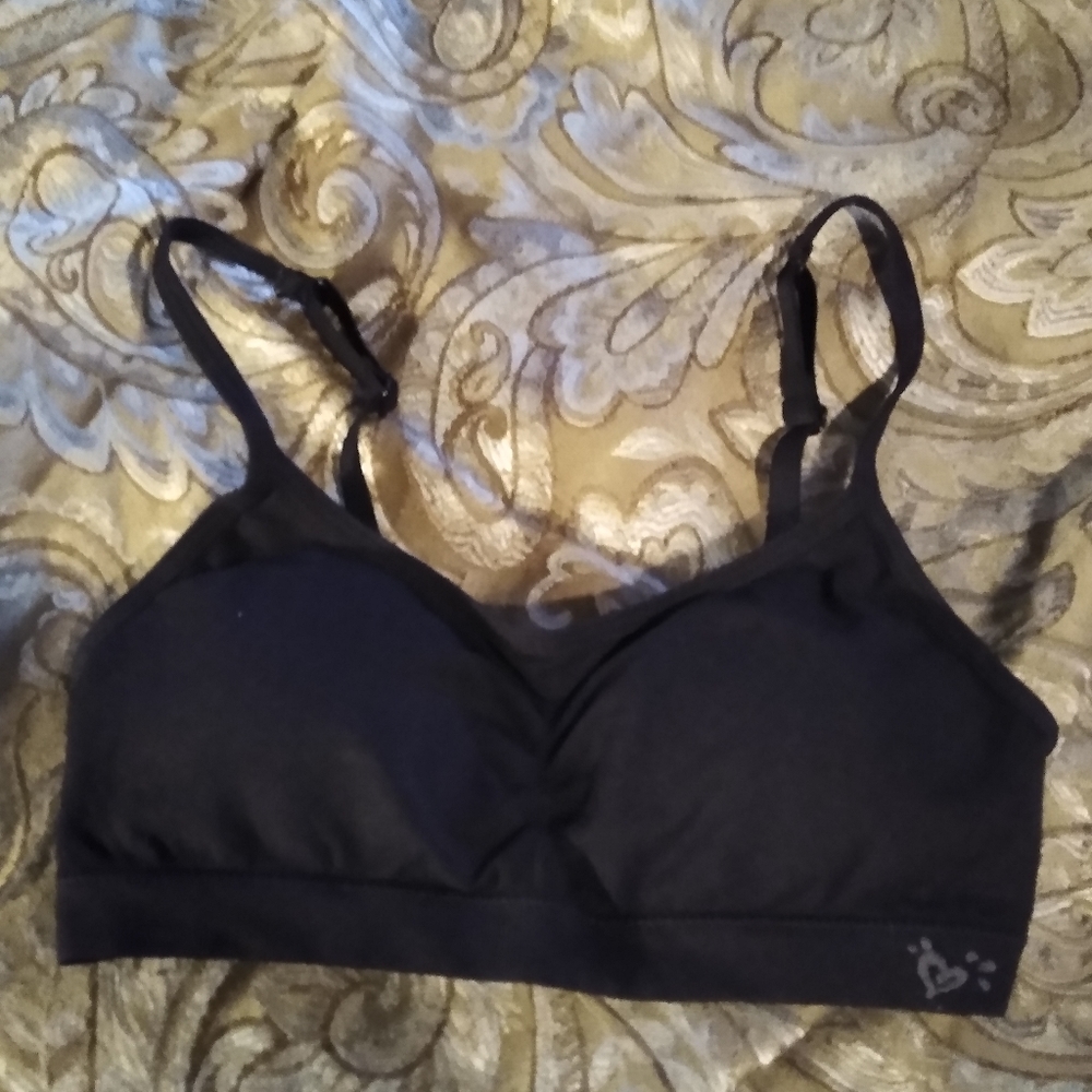 Justice Black Bra